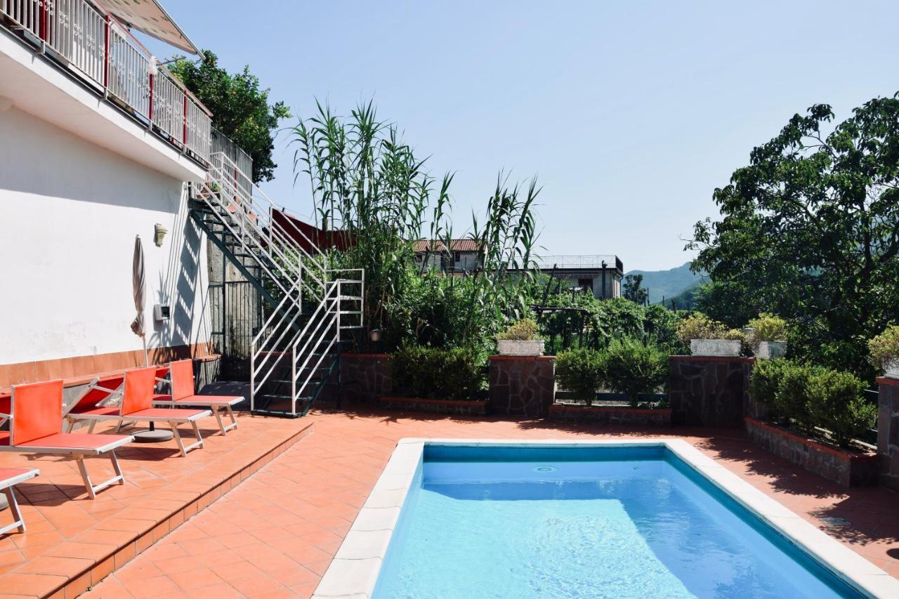Campinola Holiday Home PRIVATE POOL Tramonti Exterior foto